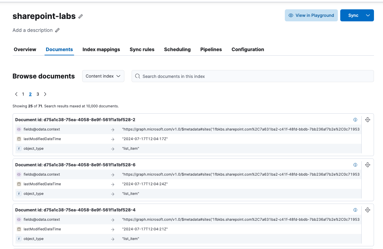 Documents tab sharepoint-labs