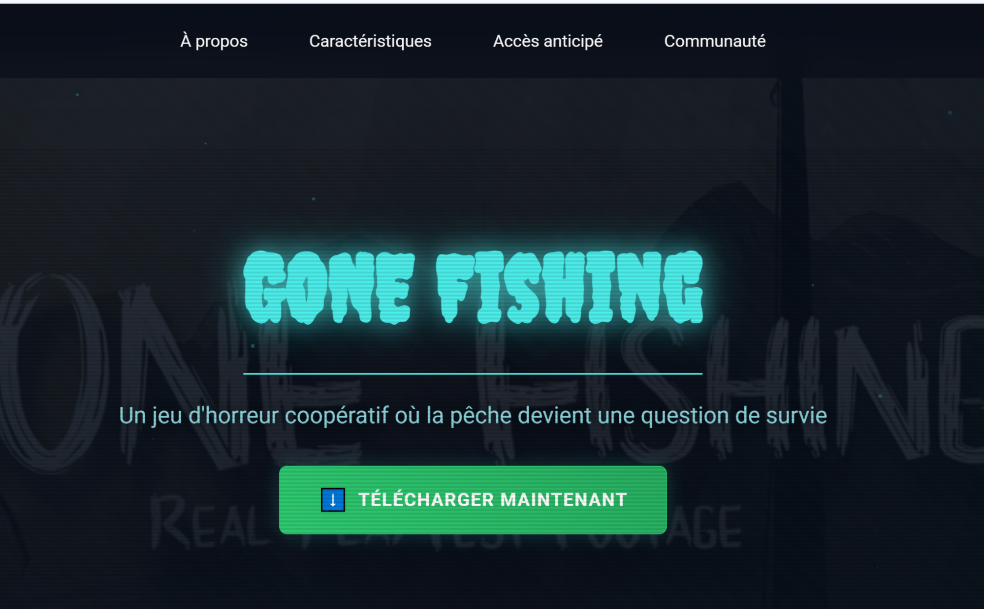 Landing page for http://gonefishe . com