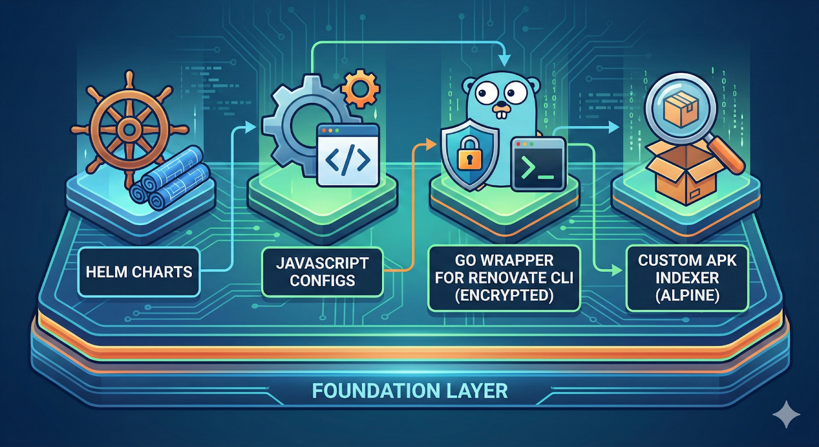 用于 Kubernetes 上依赖管理的基础组件
