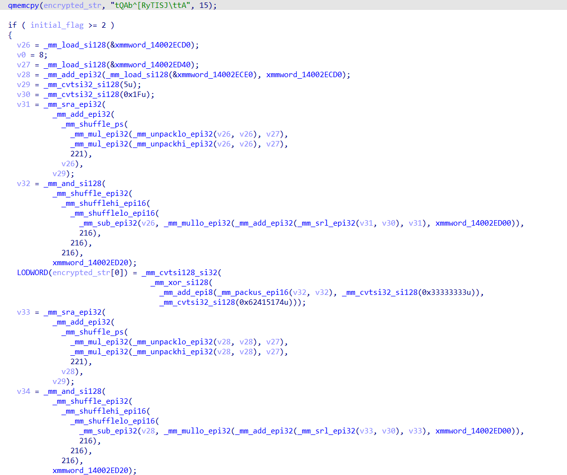 String obfuscation example