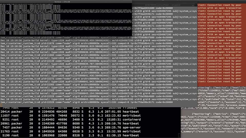 Logging data visual example