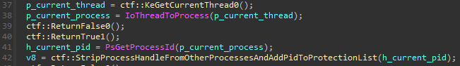 Get client PID from current thread 0x138B