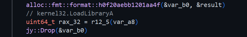 Example comment markup after importing .tag file