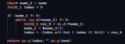 seeded-ROR13 algorithm