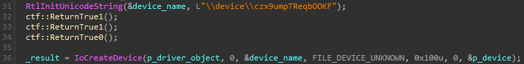 Creating device 0x2F45