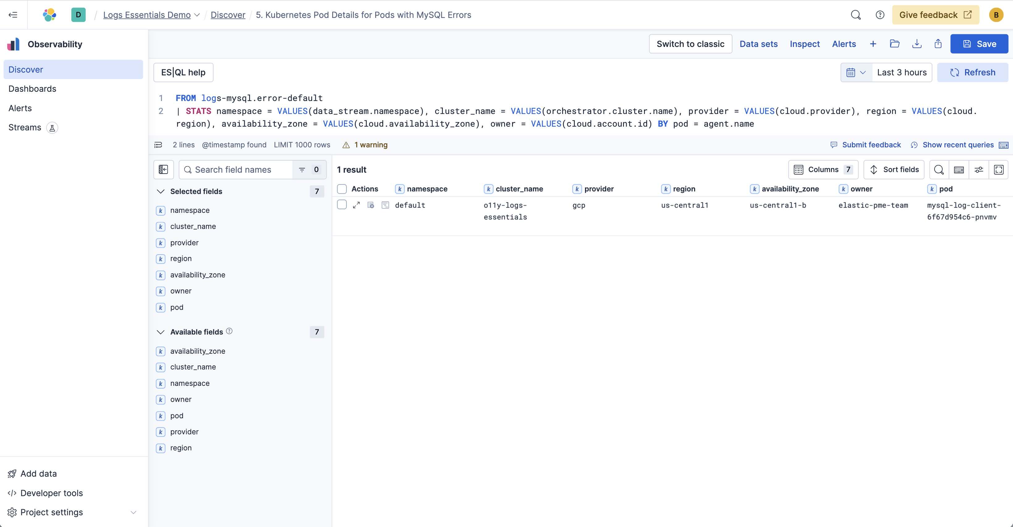 K8S Cluster Analysis