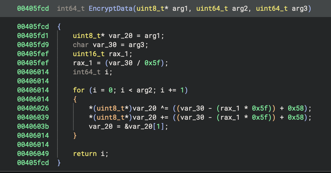 DareDevil Encryption Routine
