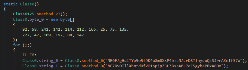 Encrypted C2 and API key