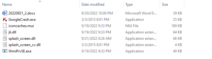 Decompressed files inside Mongolian campaign sample