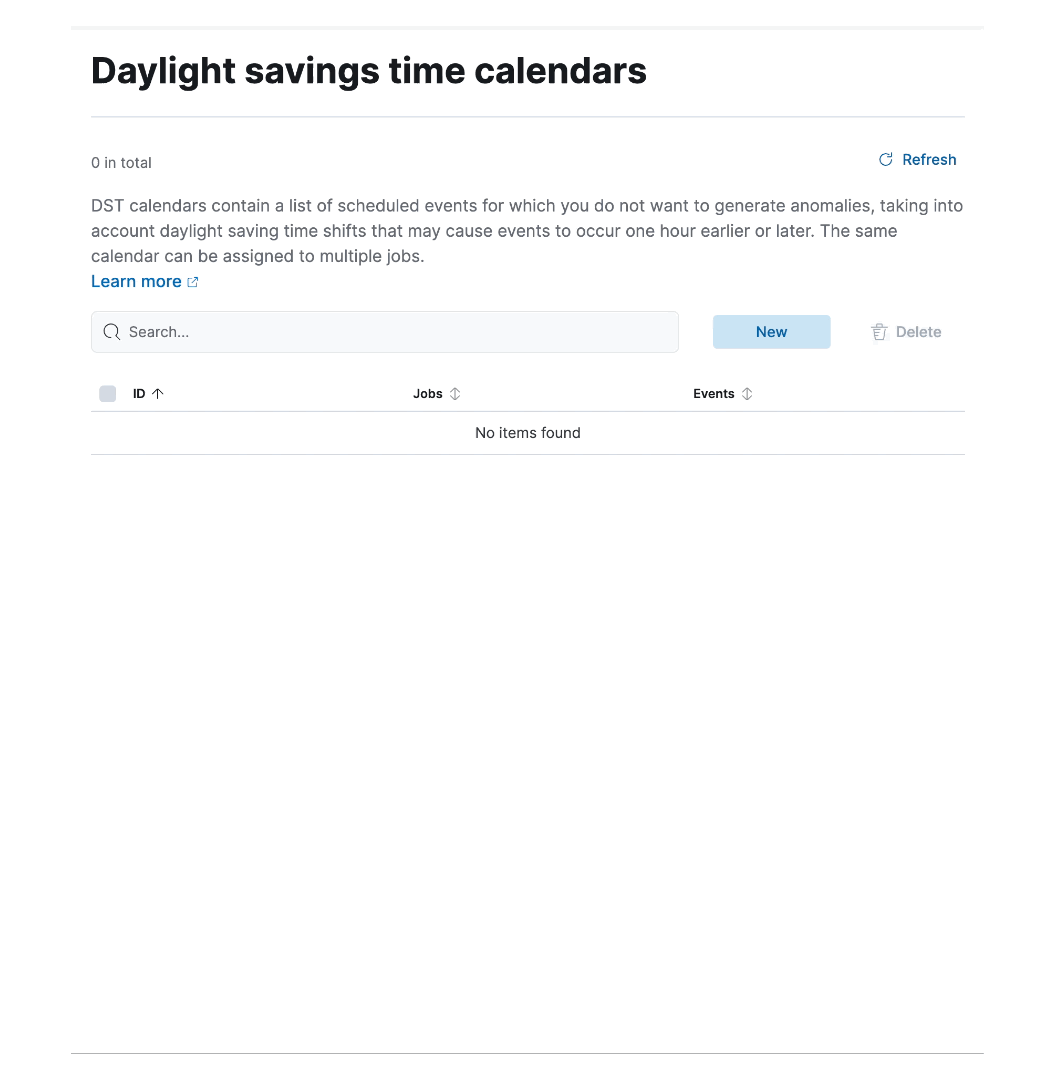 DST support in Anomaly Detection