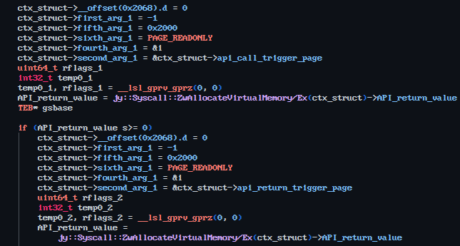 Memory Allocation for trigger pages