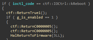 ABYSSWORKER reboot the machine from the kernel 0x2DC0