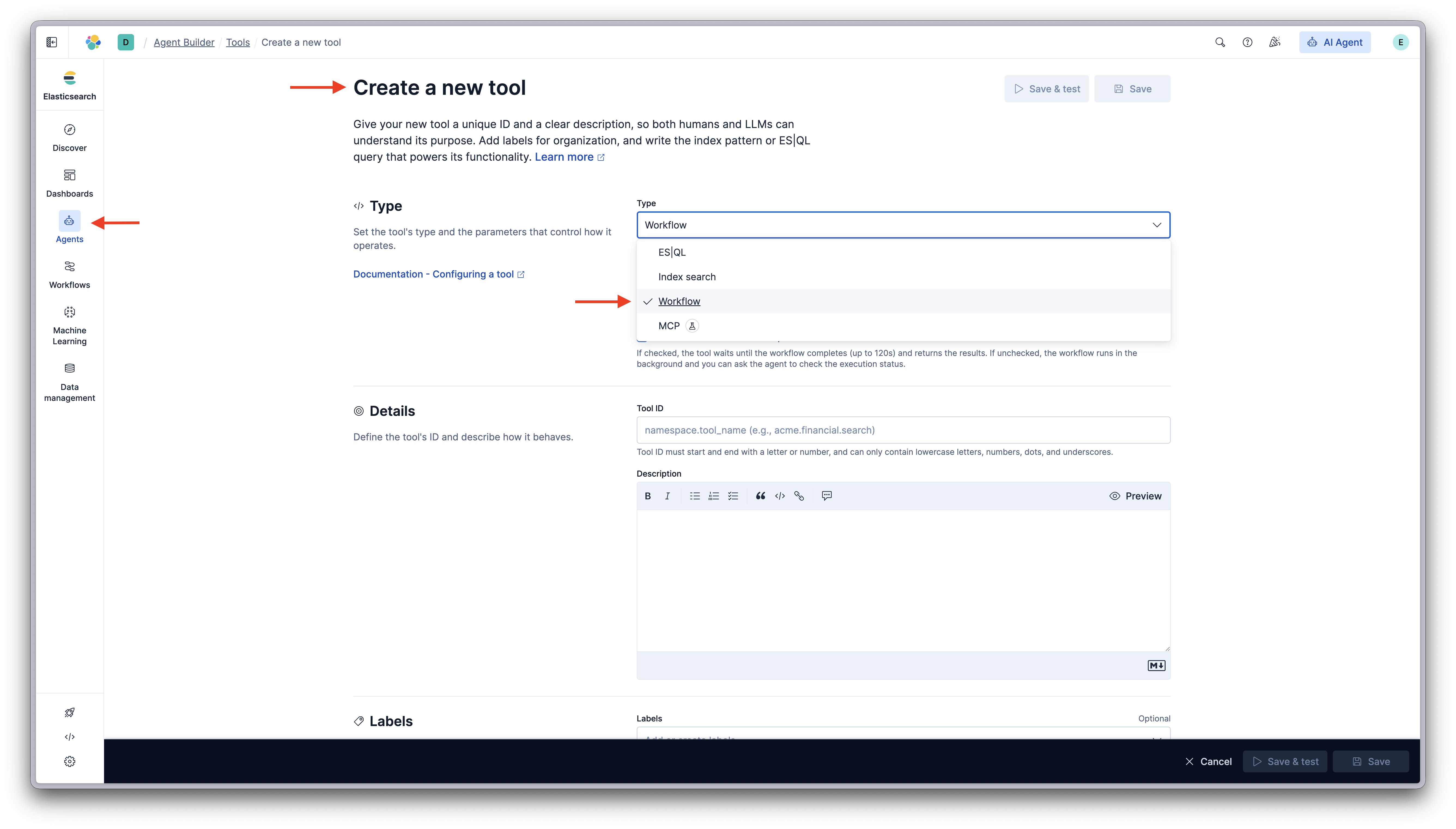 Workflows as agent tools