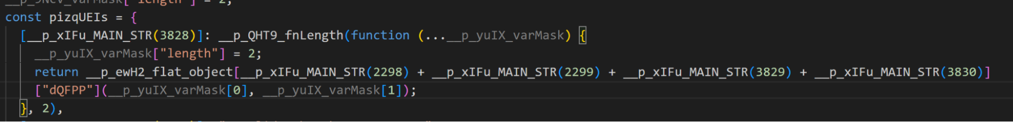 Obfuscated strings