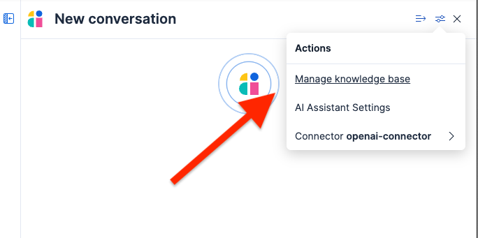 How to upload a knowledge base in Kibana.