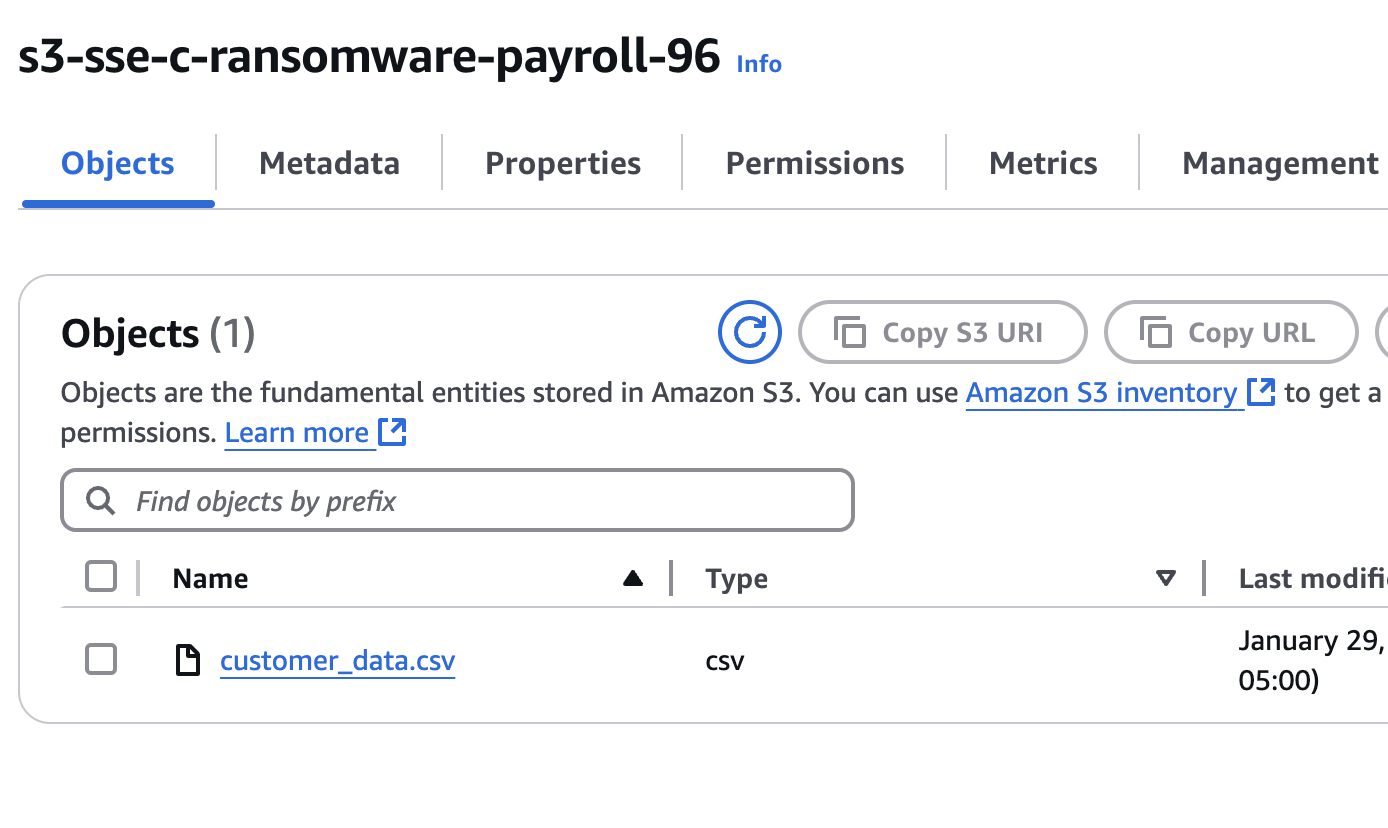 Another example of infrastructure deployed with no ransom.txt file yet