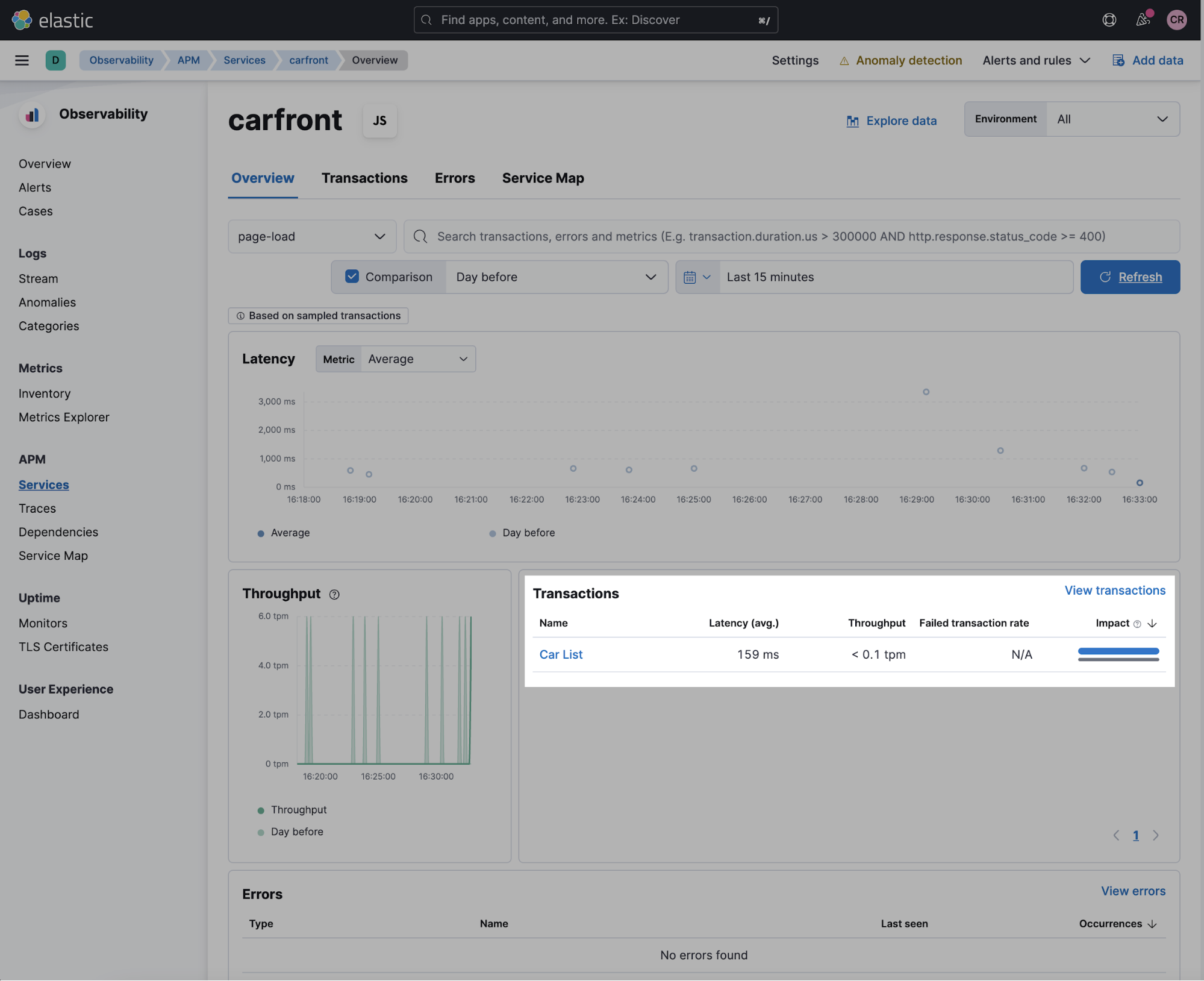 Elastic APMでリアルユーザー監視（RUM）を実行 | Elastic Blog