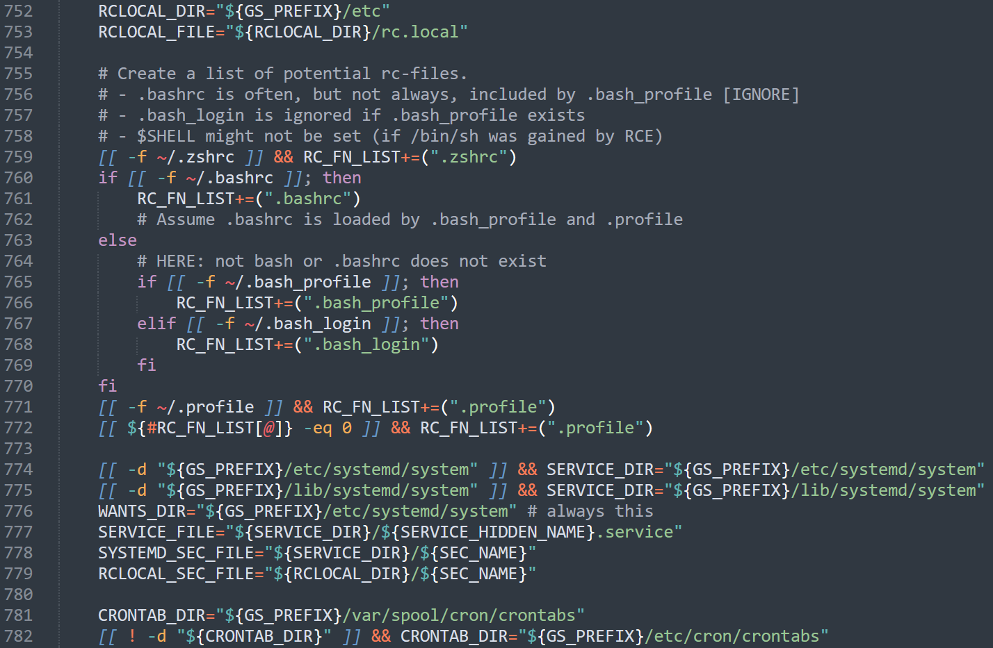 GSOCKET Persistence Technique Enumeration