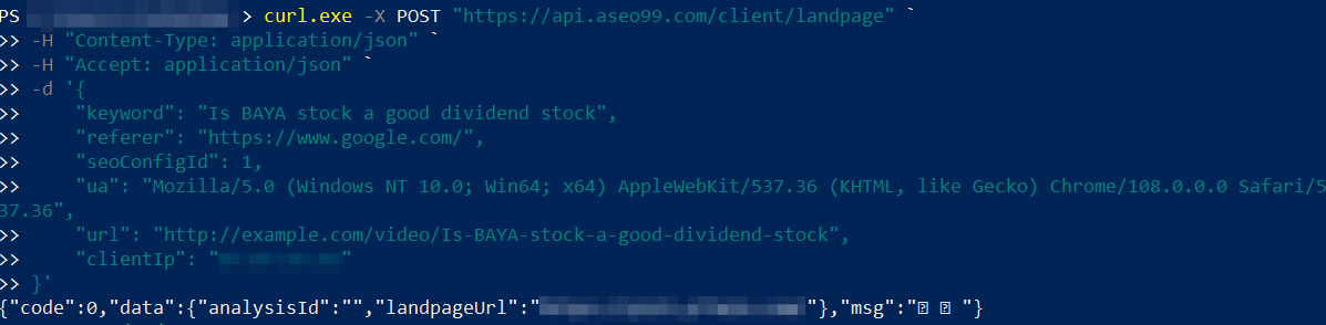 Requesting for page to redirect to
