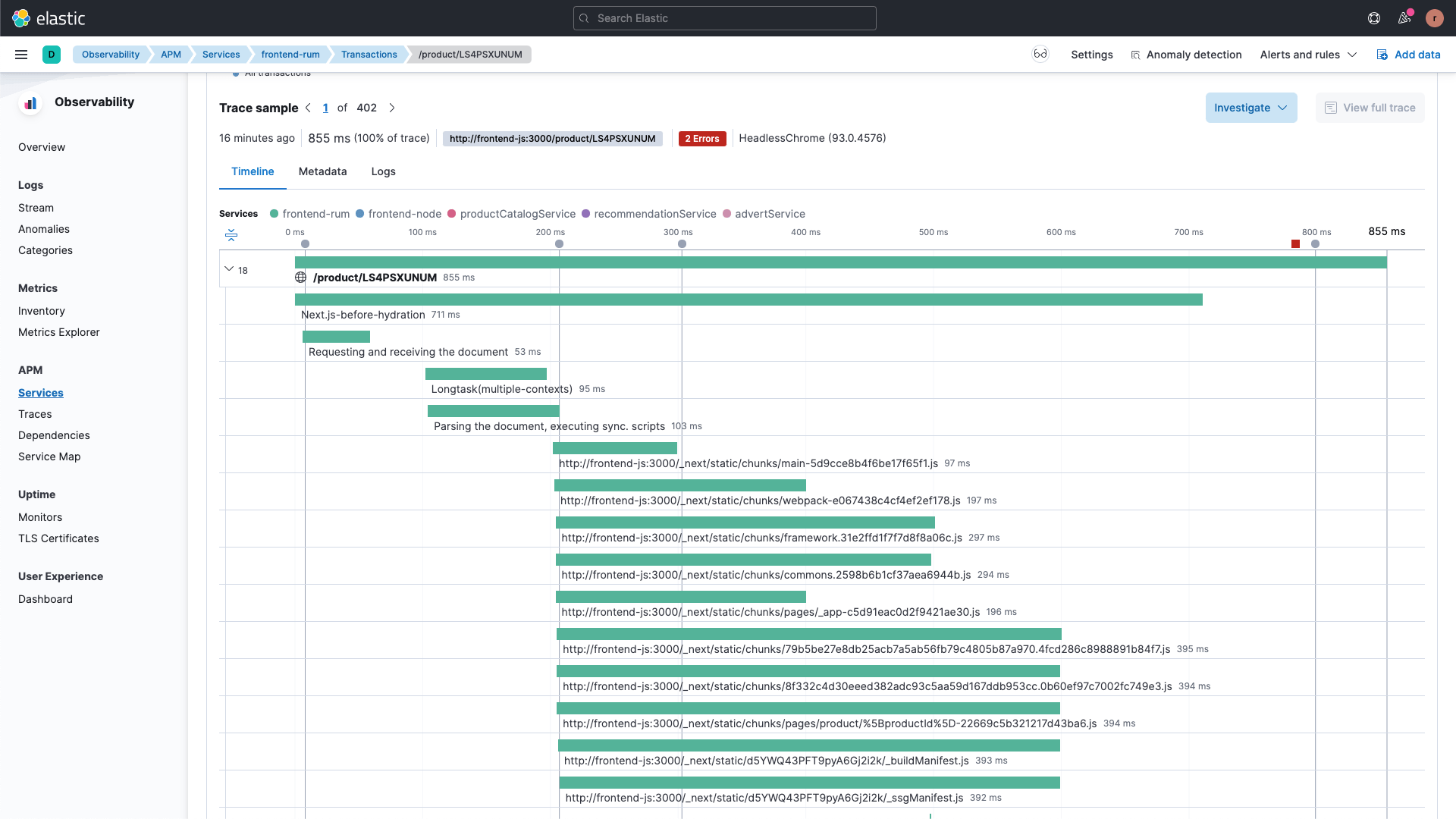 Synthetic Monitoring with Elastic Observability | Elastic