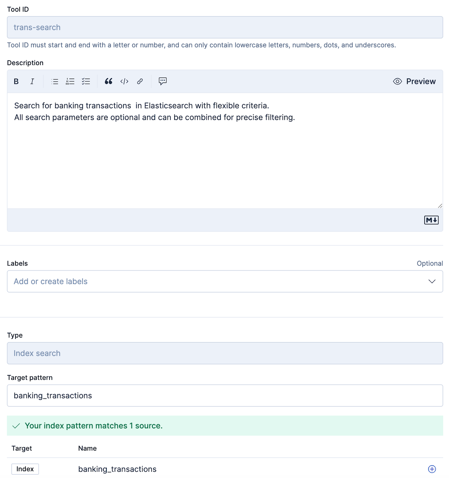 Agent Builder will with default to using the Groq connector.