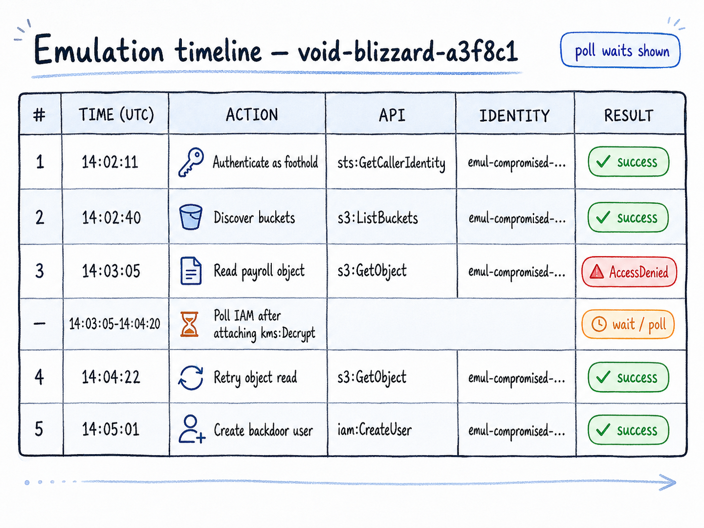 Cloud emulation plan awaiting approval: objective, scope, identity, cost estimate, and operational flow