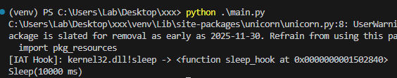Sleep hook execution