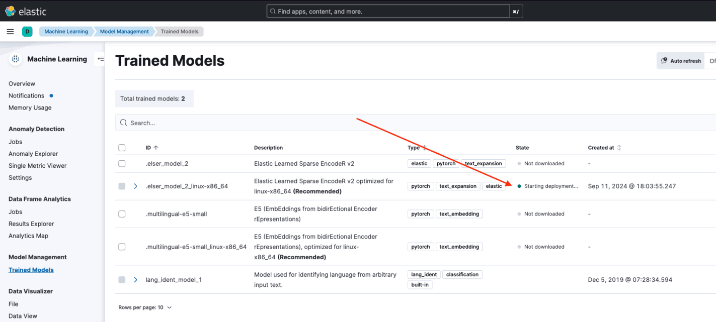 trained model checking - hybrid search