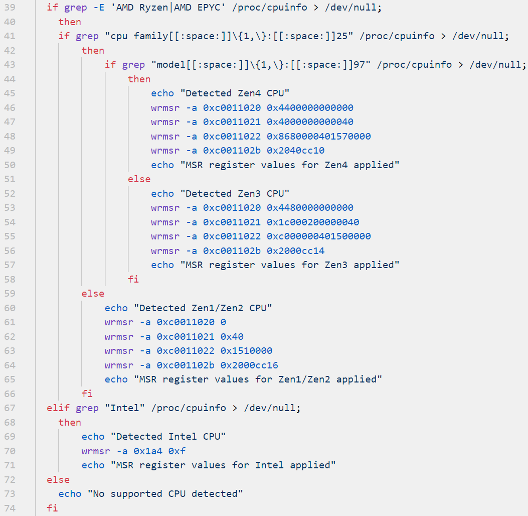 XMRIG optimization function: apply MSR registers