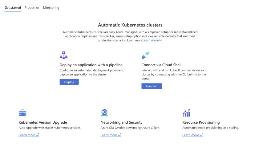 So erstellen Sie einen automatischen Azure Kubernetes Service (AKS)-Cluster