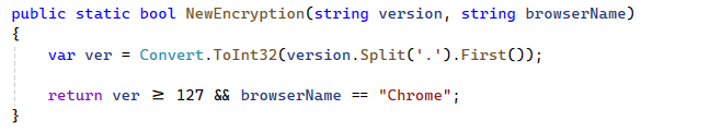 Chrome version verification in PHEMEDRONE