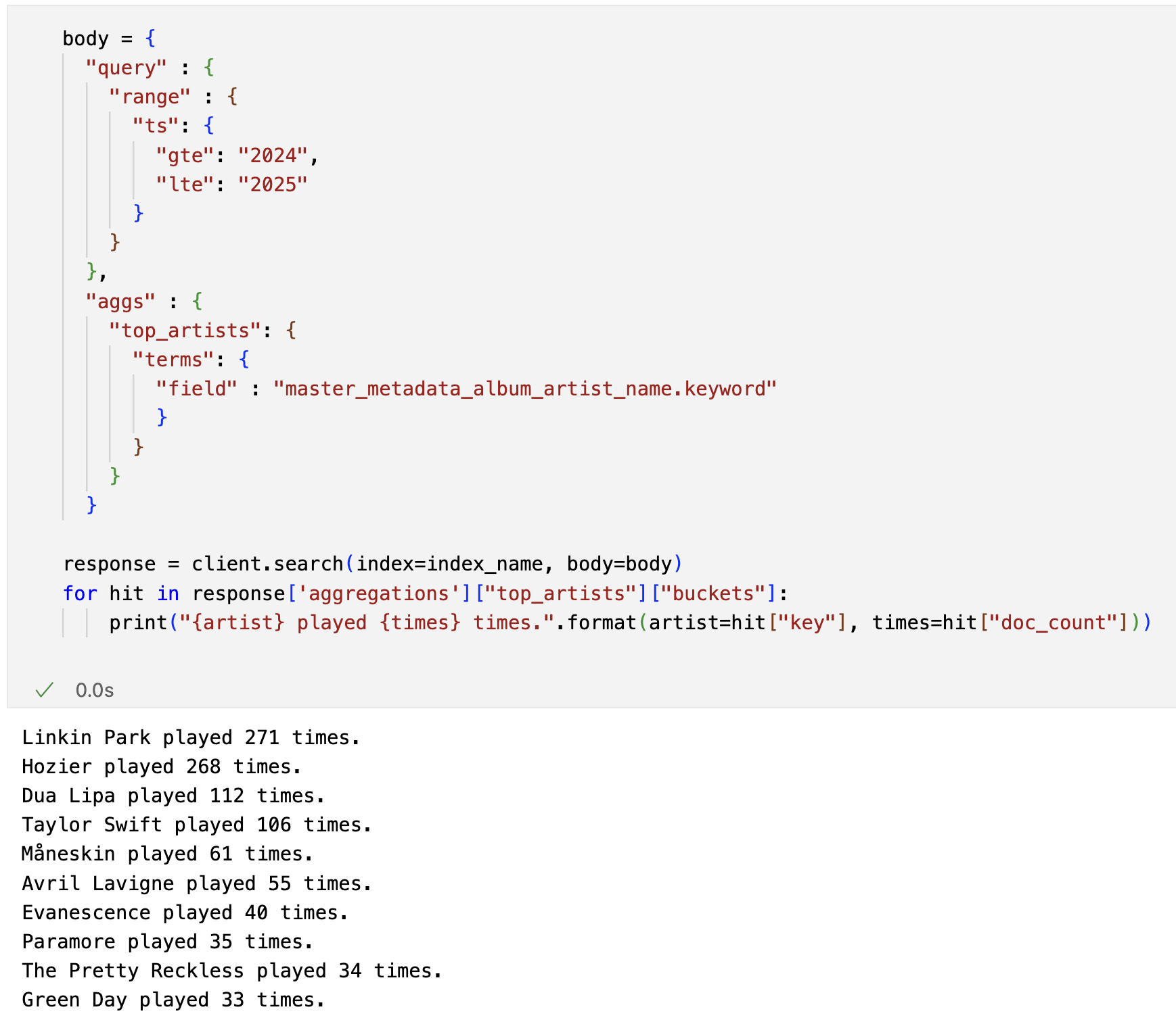 Code query
