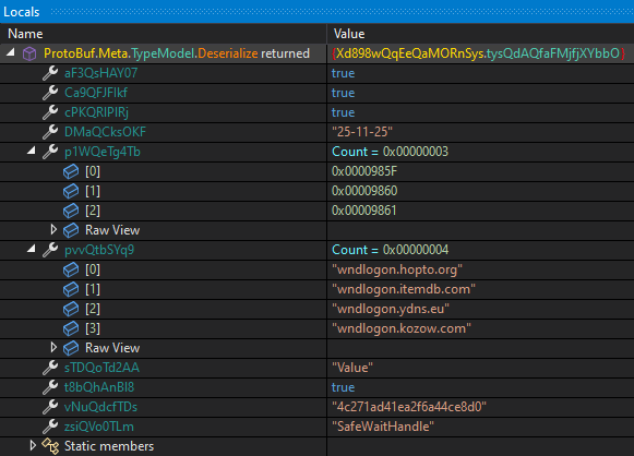PureMiner decoded configuration