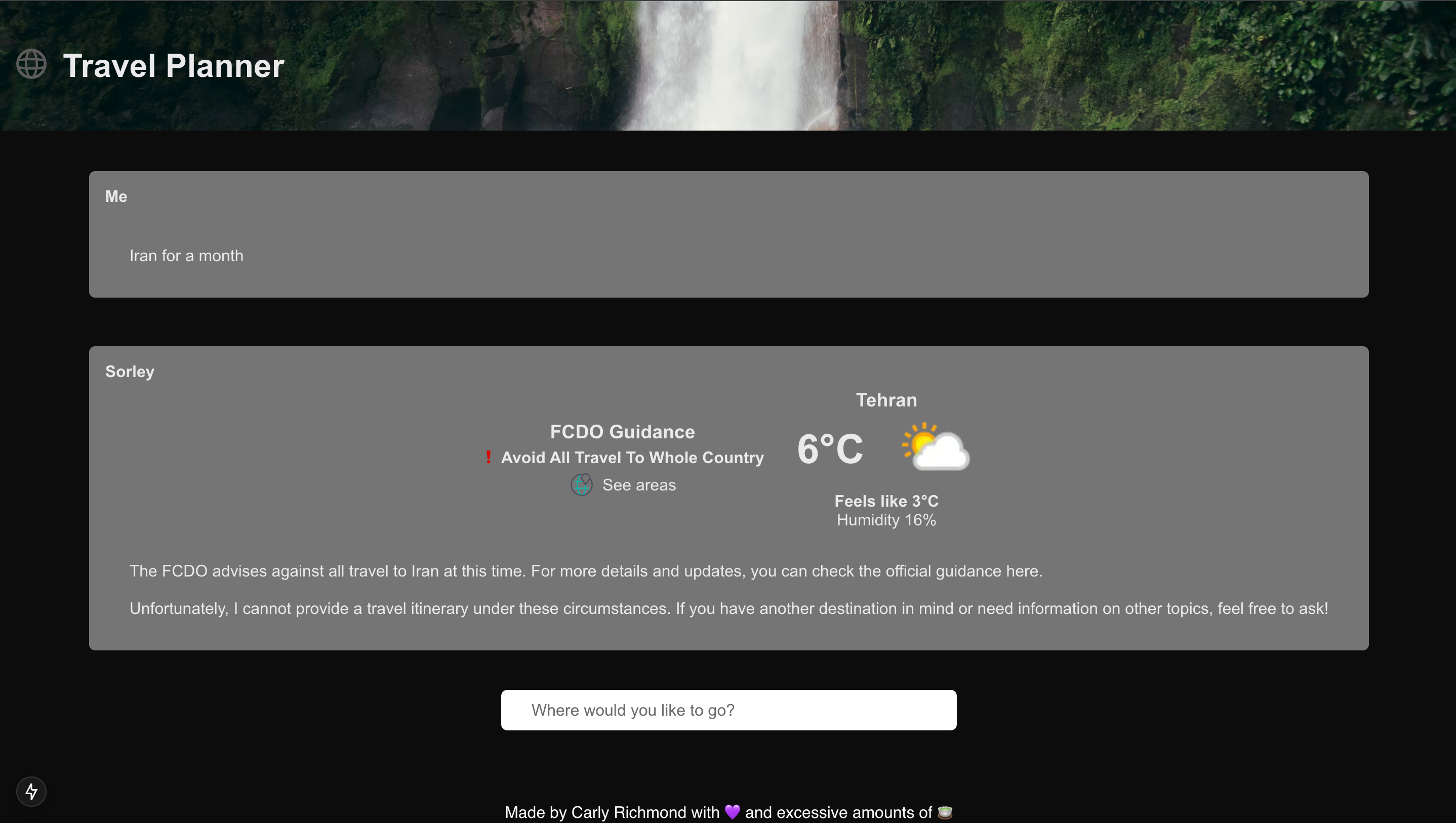 FCDO Tool for AI agent app