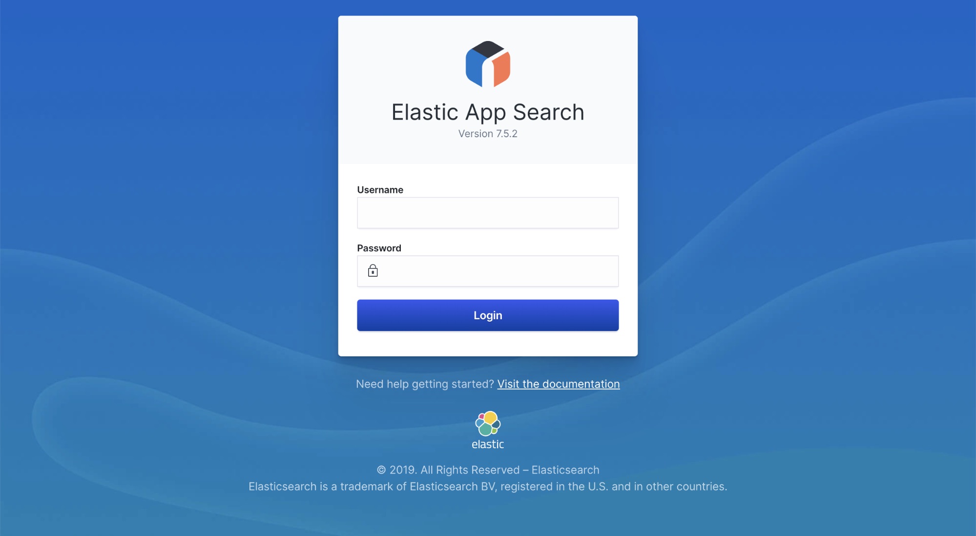 App Search 登录