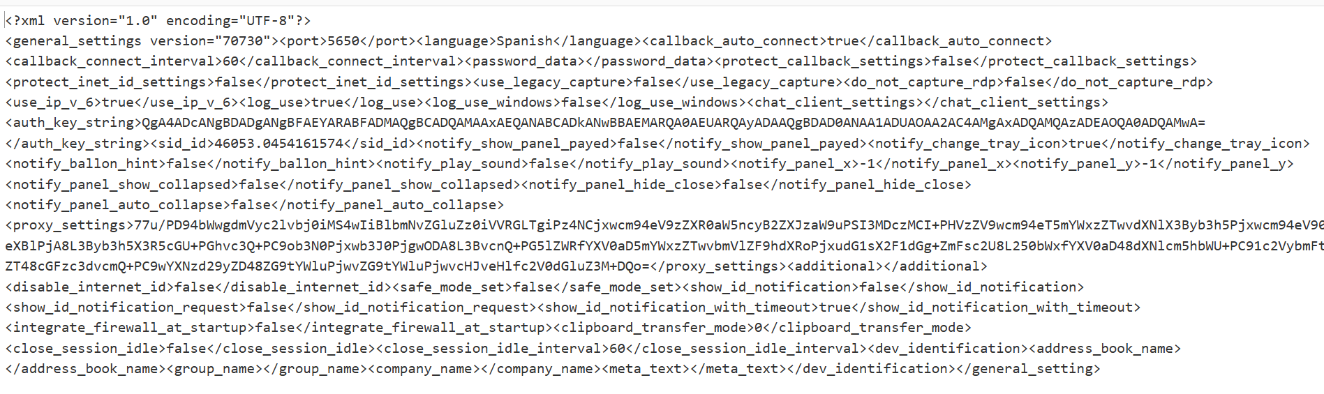 Decoded registry configuration SCMBANKER uses to auto-connect its remote access tool