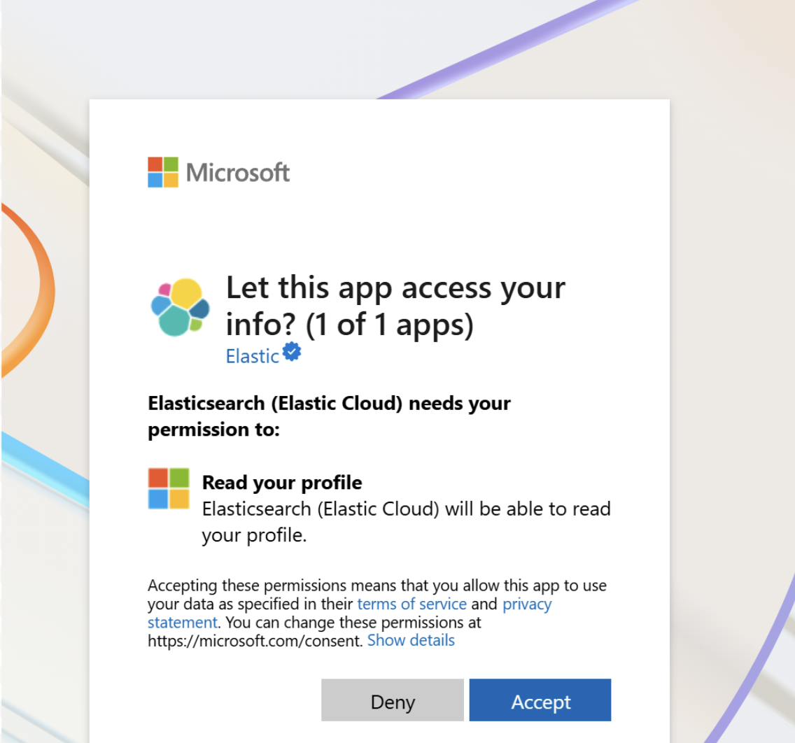 Where to find the accept button.
