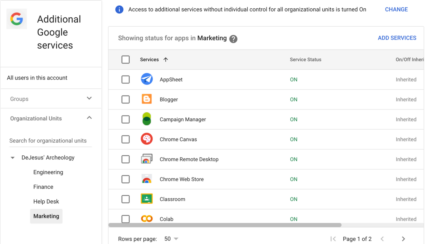 Snippet of GW Applications and Inheritance