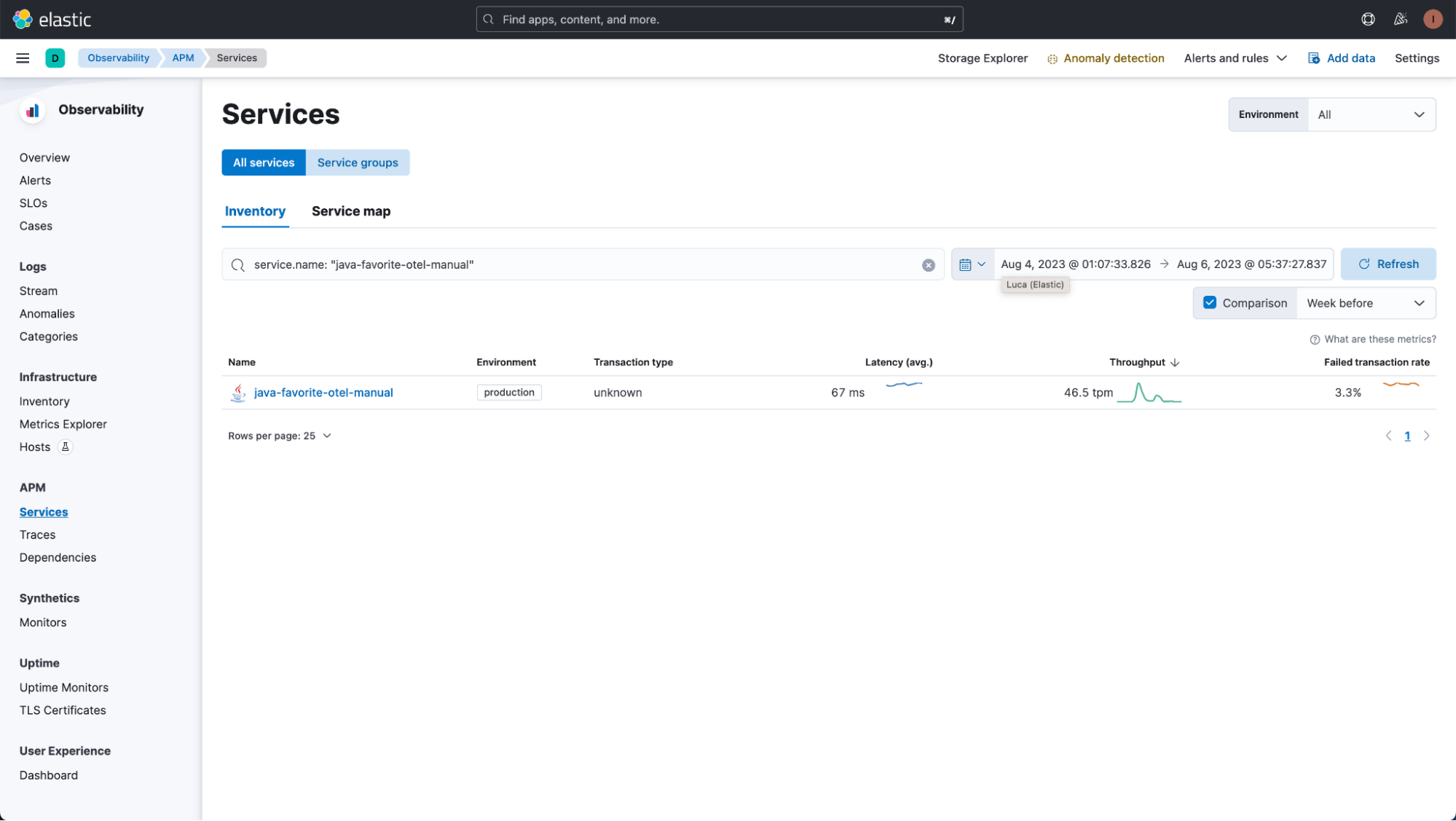 Optimizing cloud resources and cost with APM metadata in Elastic