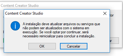MSI install dialog