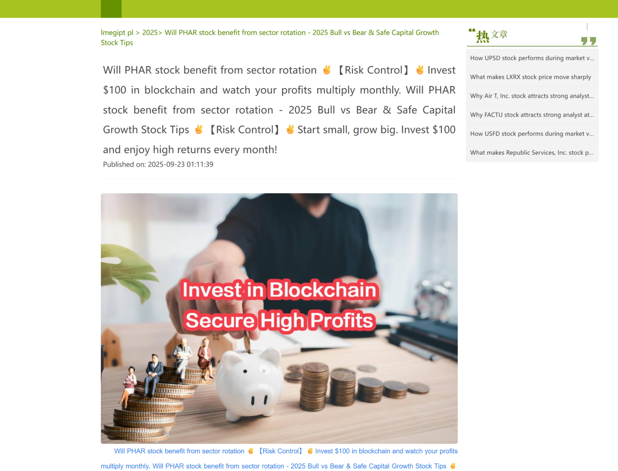Example SEO page