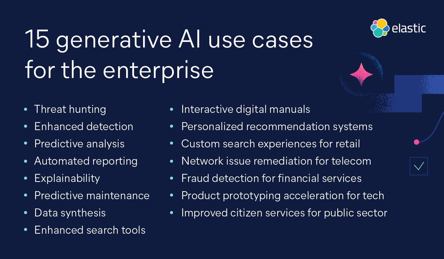 15 cas d'utilisation de l'intelligence artificielle générative pour les entreprises