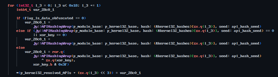 Function pointer obfuscation