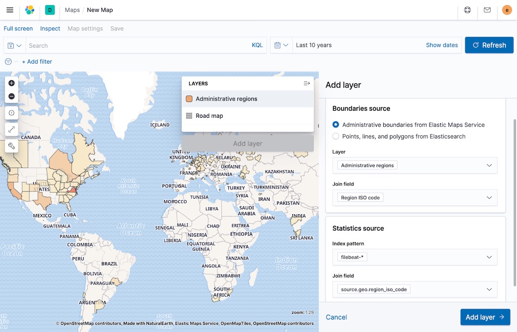 Bring New Insights To Your Ip Analytics With A Global Administrative Layer In Elastic Maps Elastic Blog