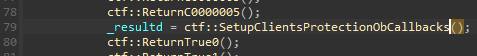 Initializing client protection feature 0x65c3