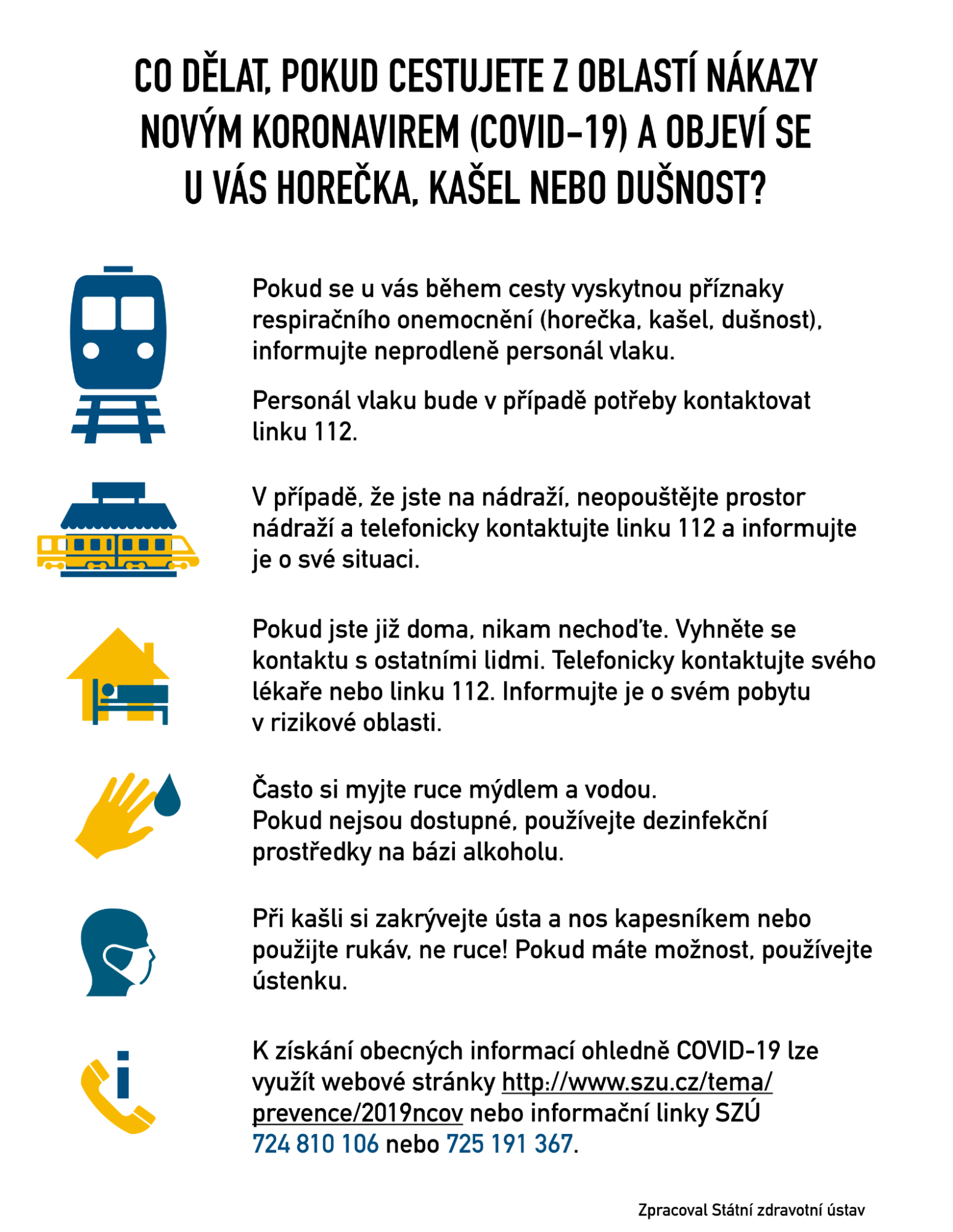  Czech government COVID-19 travel guidance PDF used to test OCR on Czech diacritics